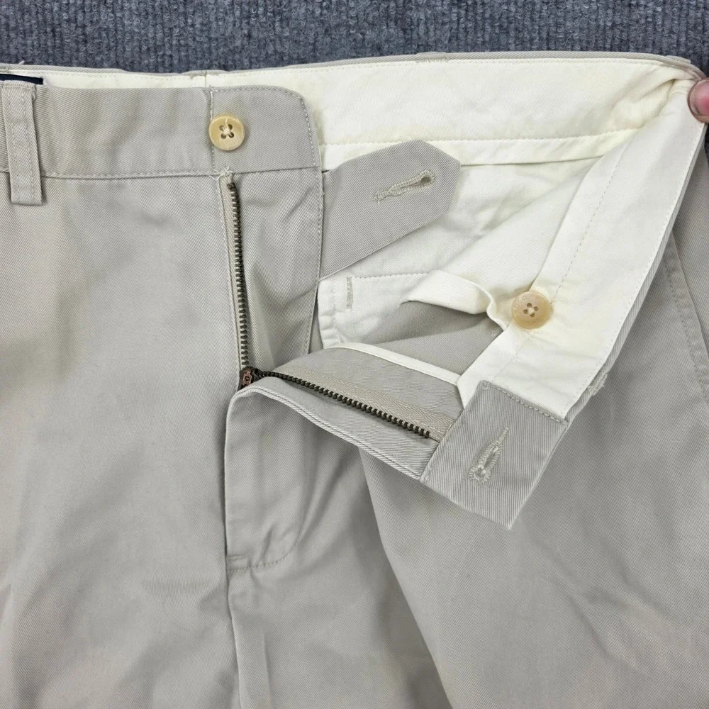 Polo Ralph Lauren Prospect Pant Mens 34x30 Tan Khaki Cotton Straight Chino